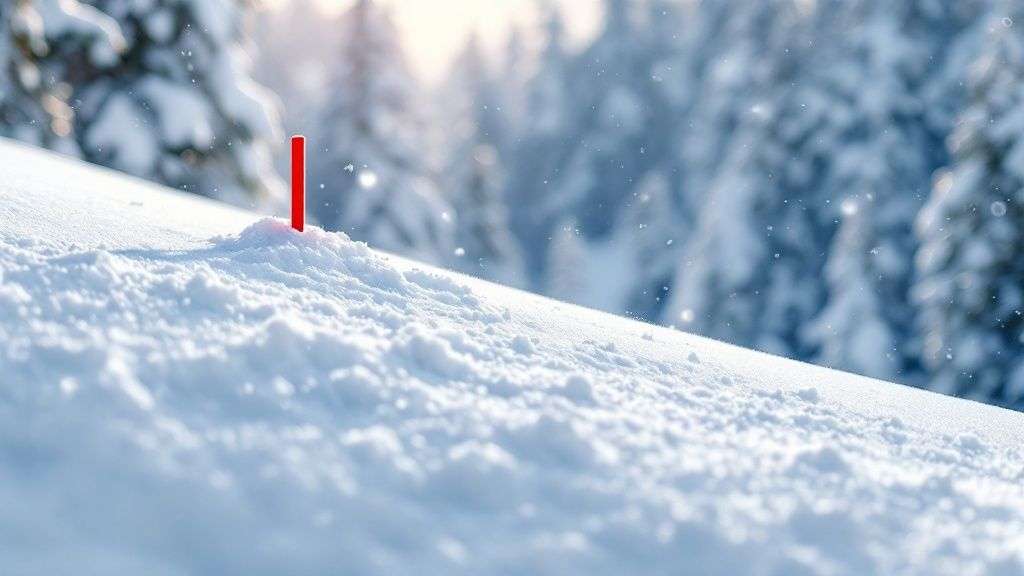 A bar chart comparing Alta's monthly snowfall totals for the 2022-23 season against the long-term average, showing record-breaking accumulation.