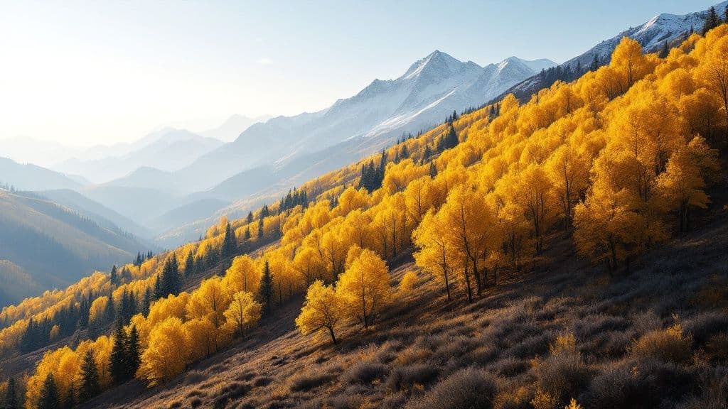 A wide panoramic view of Snowbird's vast, snow-covered terrain on a clear day, showing multiple ski lifts and mountain peaks.