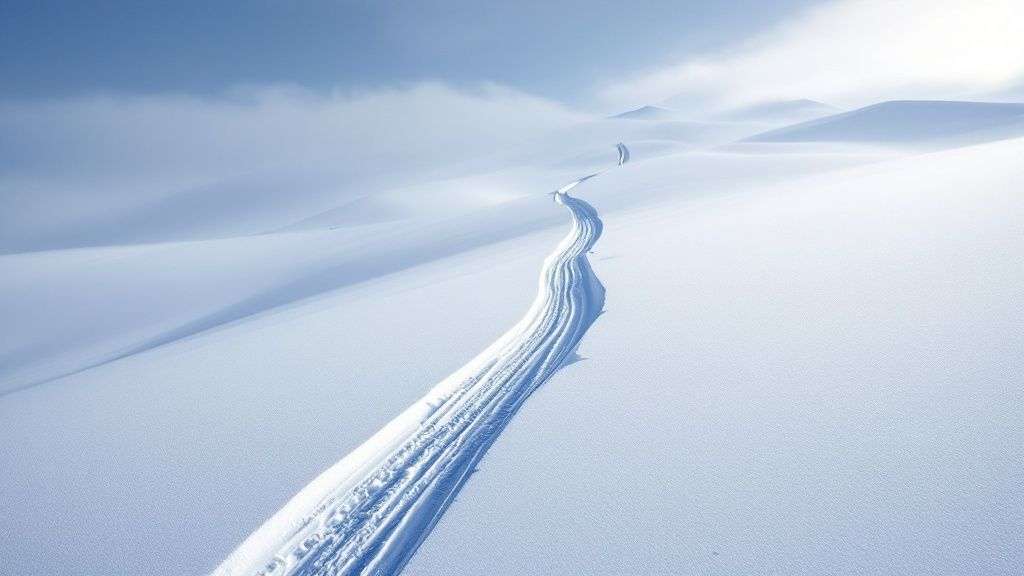A beautiful shot of a snow-covered mountain peak at Alta under a clear blue sky.