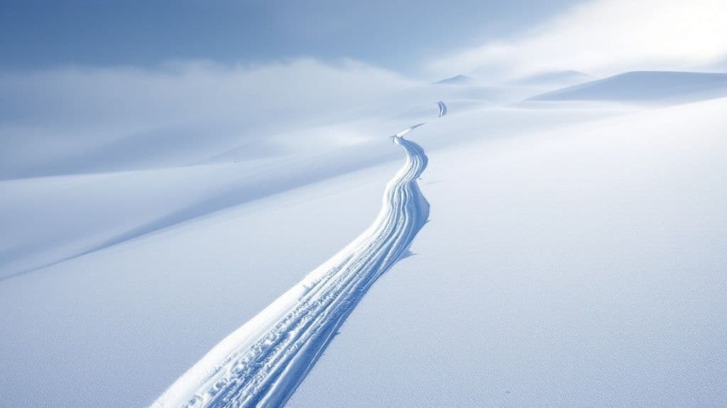 A beautiful shot of a snow-covered mountain peak at Alta under a clear blue sky.