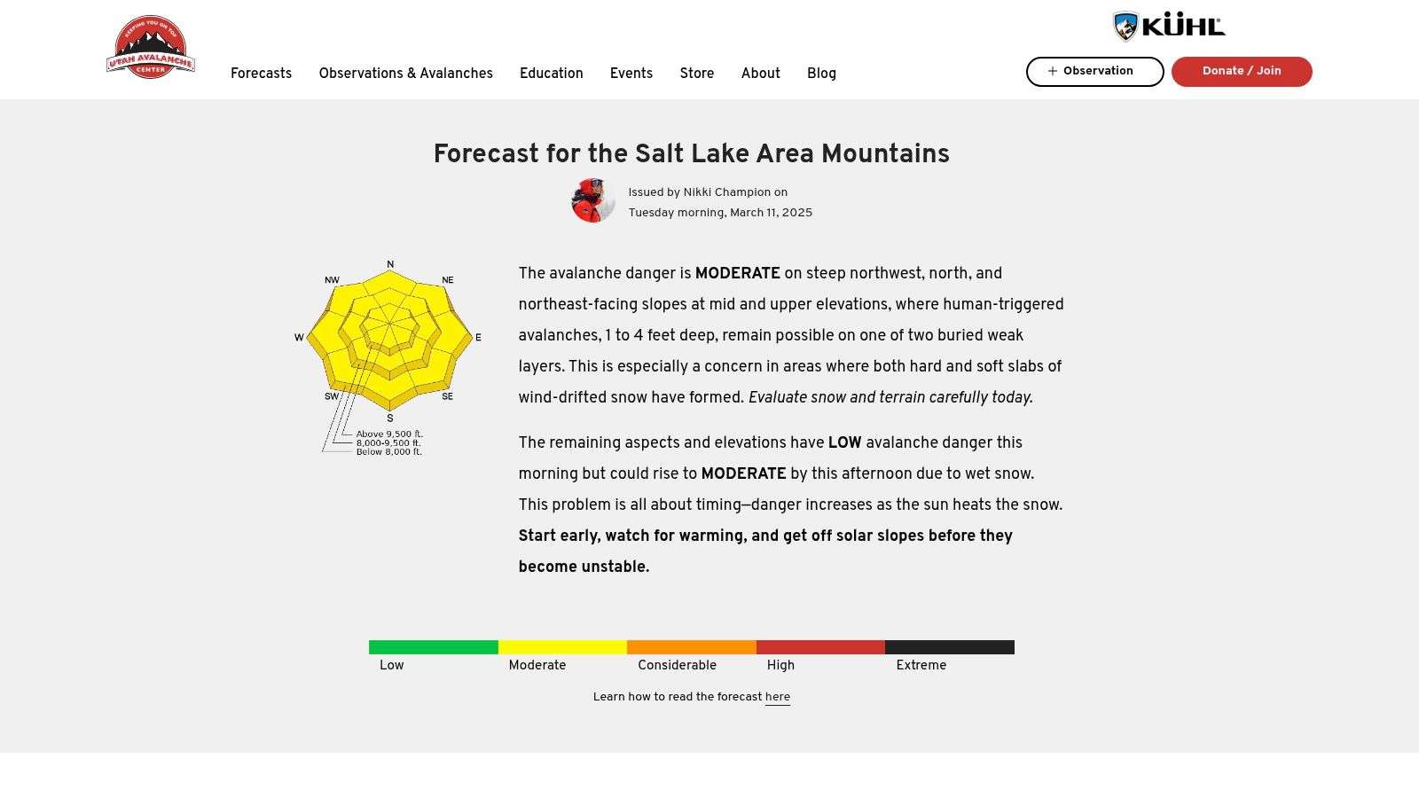 Utah Avalanche Center (UAC)