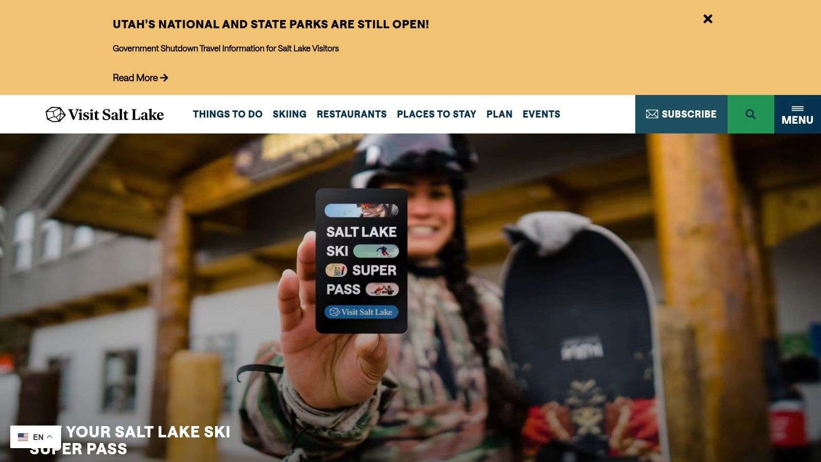 Salt Lake Ski Super Pass (Visit Salt Lake)